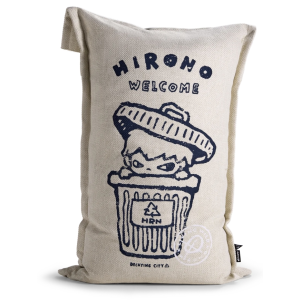 Hirono Living Wild Dustbin Pillow Beige