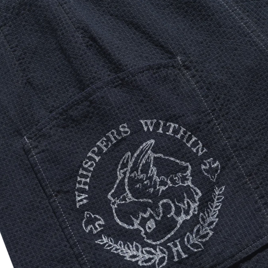 Hirono Whisper Within Poet Laureate Appliqued Wide-leg Trousers