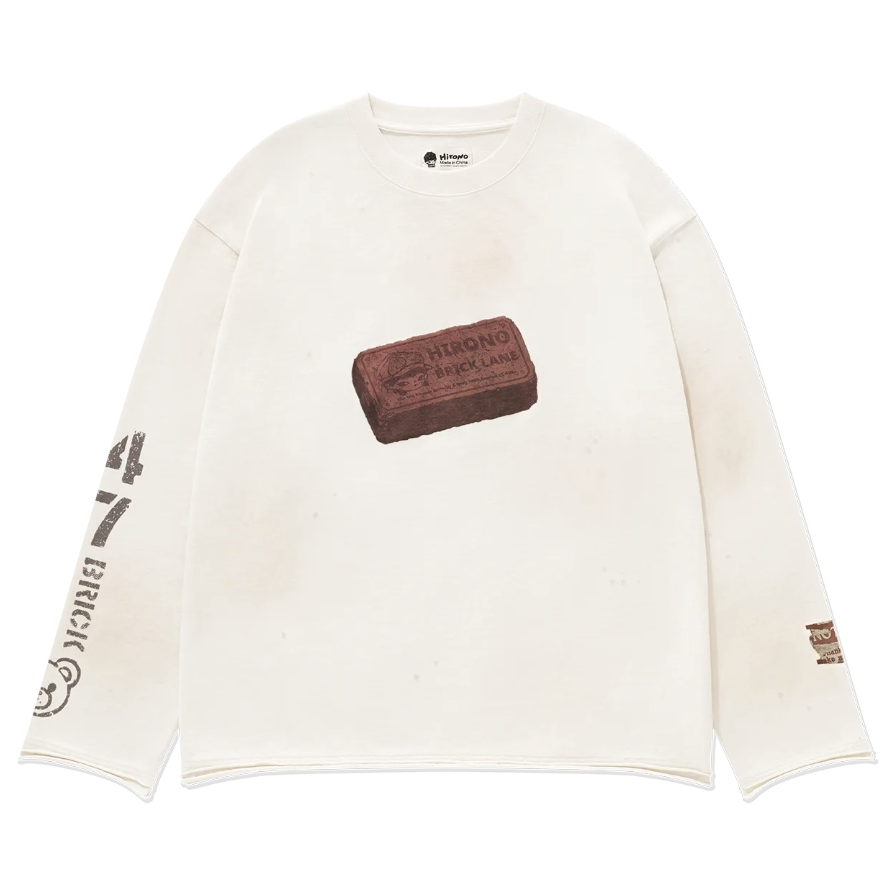 Hirono Brick Lane Spray-dyed Long-Sleeve T-Shirt