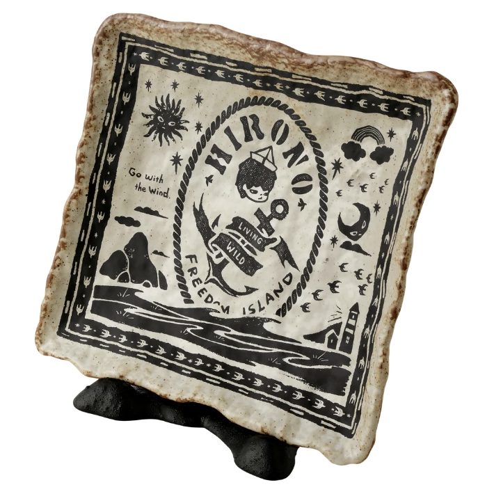 Hirono Living Wild Freedom Island Square Plate