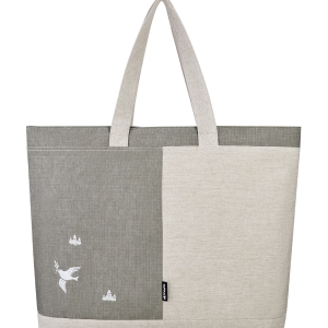 Hirono Living Wild Flying Bird Tote Bag Beige