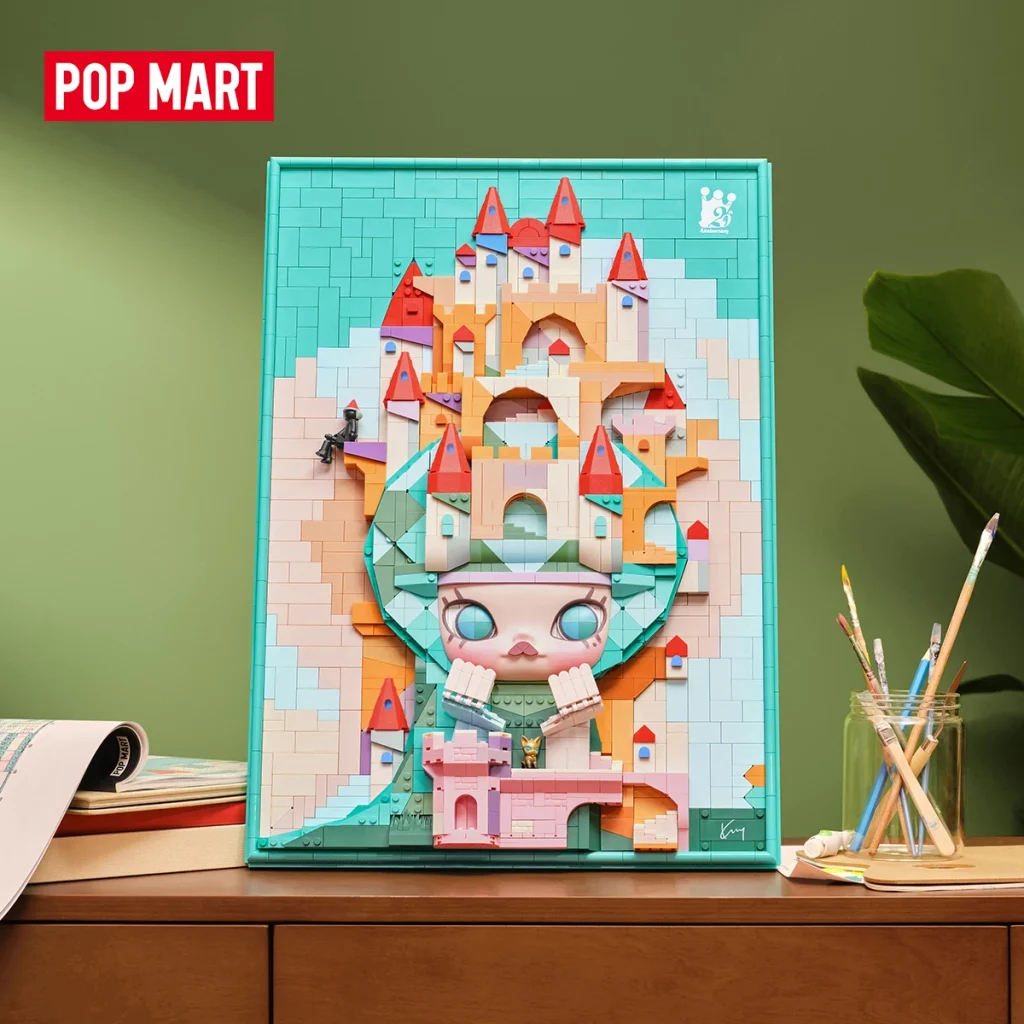 MOLLY Lost Triceratops Building Block Art