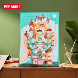 MOLLY Lost Triceratops Building Block Art