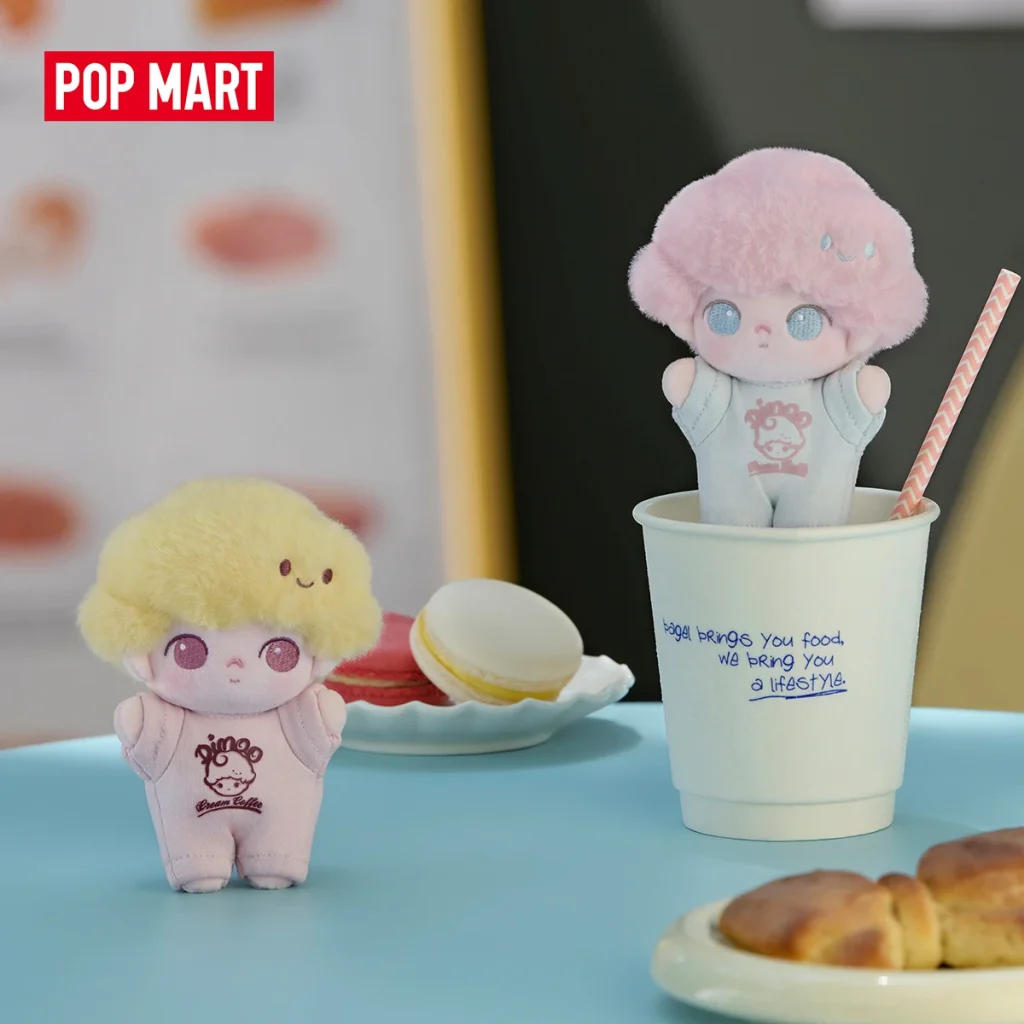 DIMOO Crush on Coffee Series Soft-faced Plush Keychain