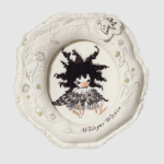 HIRONO Whisper Within Crow Fabric Artwork