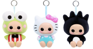 Hyojo Cuddlectibles Hello Kitty and Friends Series: Keroppi, Hello Kitty, Badtz Maru