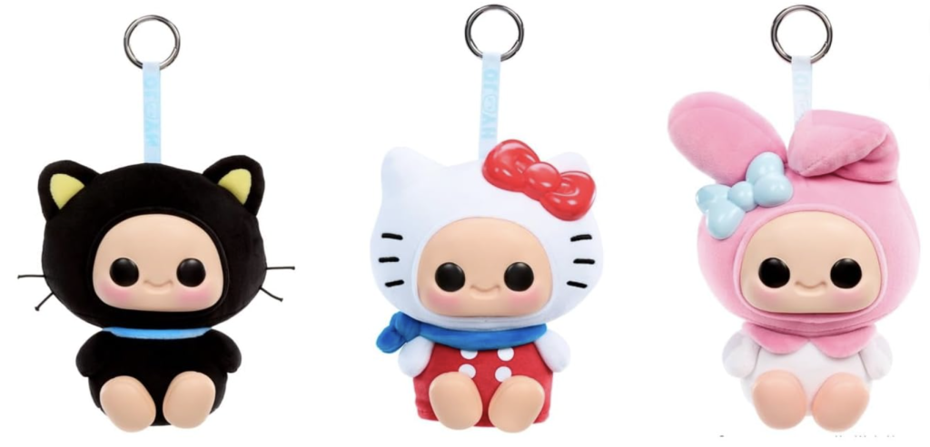 Hyojo Cuddlectibles Hello Kitty and Friends Series: Chococat, My Melody, Hello Kitty
