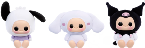 Hyojo Cuddlectibles Hello Kitty and Friends Series: Pochacco, Kuromi, Cinamoroll