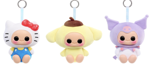 Hyojo Cuddlectibles Hello Kitty and Friends Series: Pompompurin, Kuromi, Hello Kitty