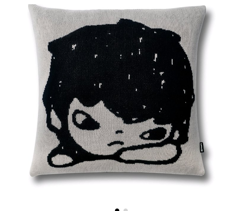 Hirono Living Wild-Hirono Knitted Pillow Dark Grey