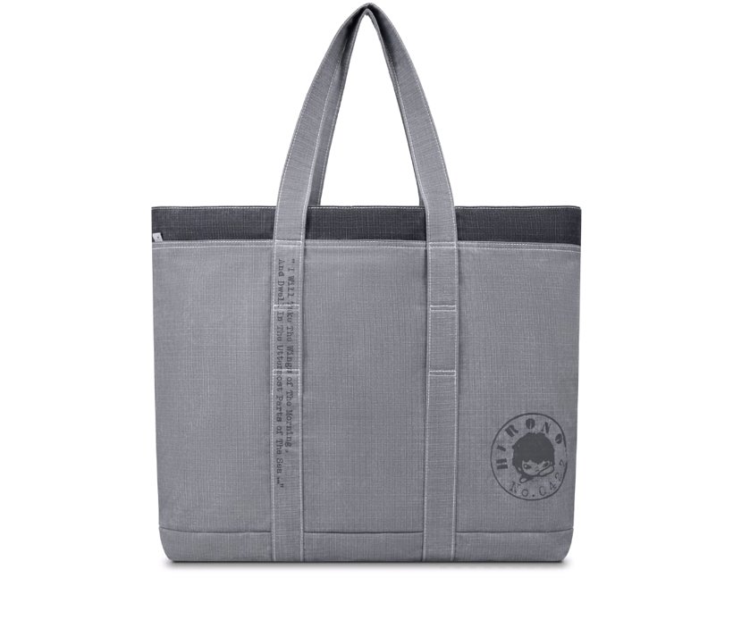 Hirono Living Wild-Postmark Tote Bag Grey