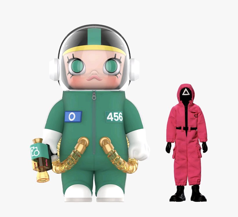 MEGA SPACE MOLLY 400% + Action Figure Squid Game Set