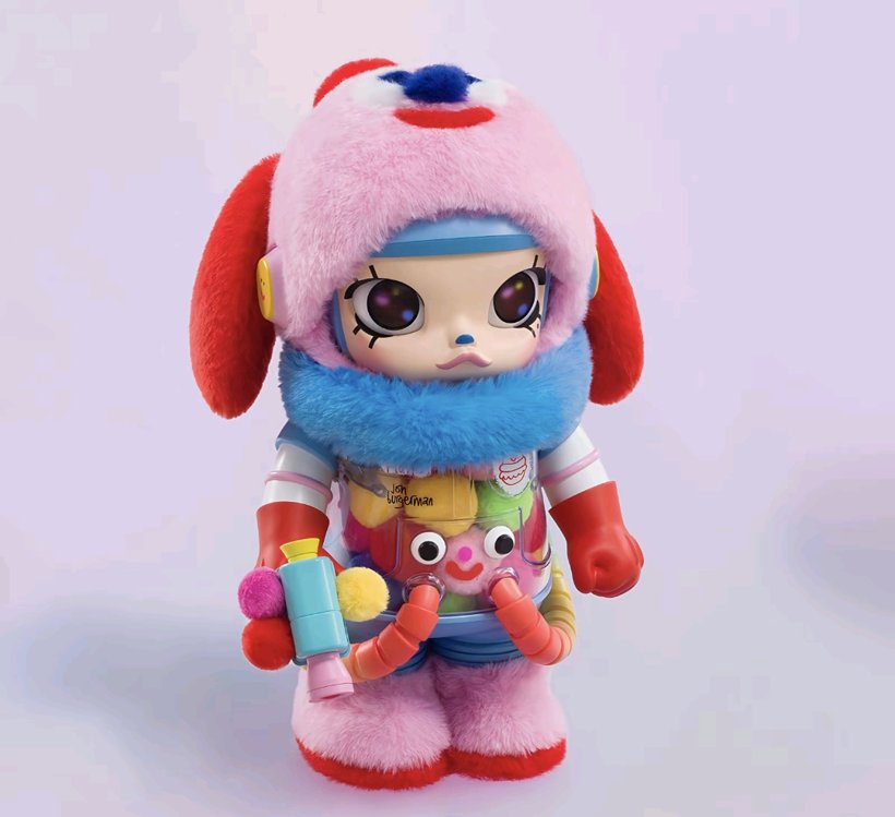 POP MART MEGA SPACE MOLLY 400% Jon Burgerman Toy Gift Figure