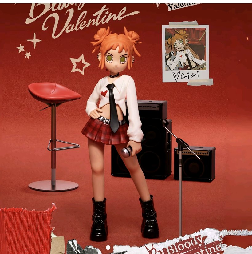 Peach Riot Bloody Valentine Figures