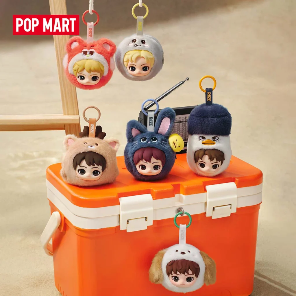 RIIZE Fluffy Club Series Mini Pouch Keychain