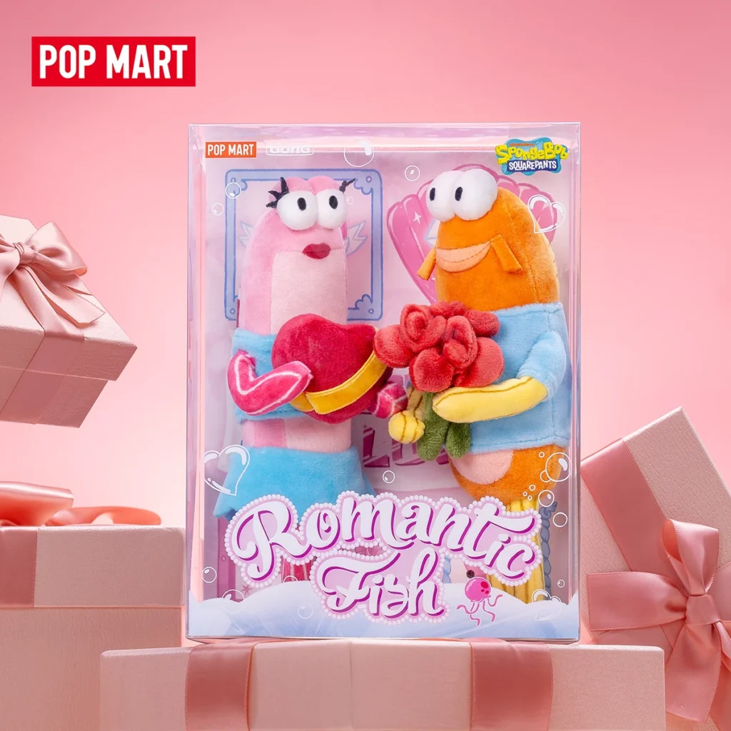 Bikini Bottom Buddies – Romantic Fish Series Plush Pendants