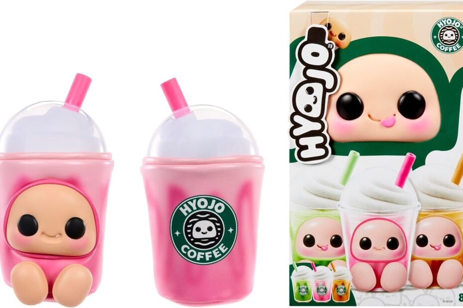Hyojo Cuddlectibles Frappe Series: Green Matcha, Pink Strawberry, Brown Caramel