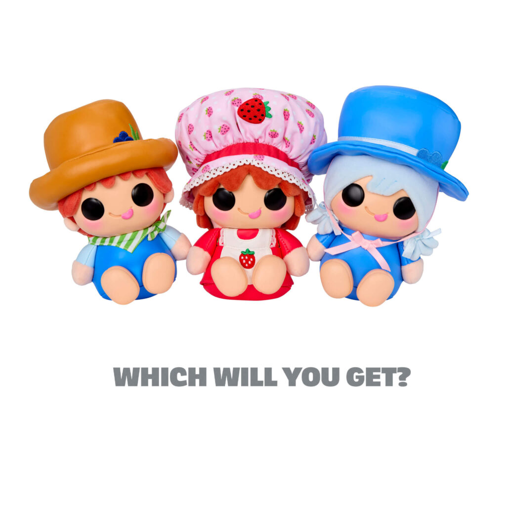 Hyojo Cuddlectibles Strawberry Shortcake Series: Strawberry Shortcake, Blueberry Muffin, Huckleberry Pie