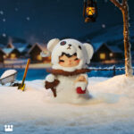 Hirono Snowman Figurine