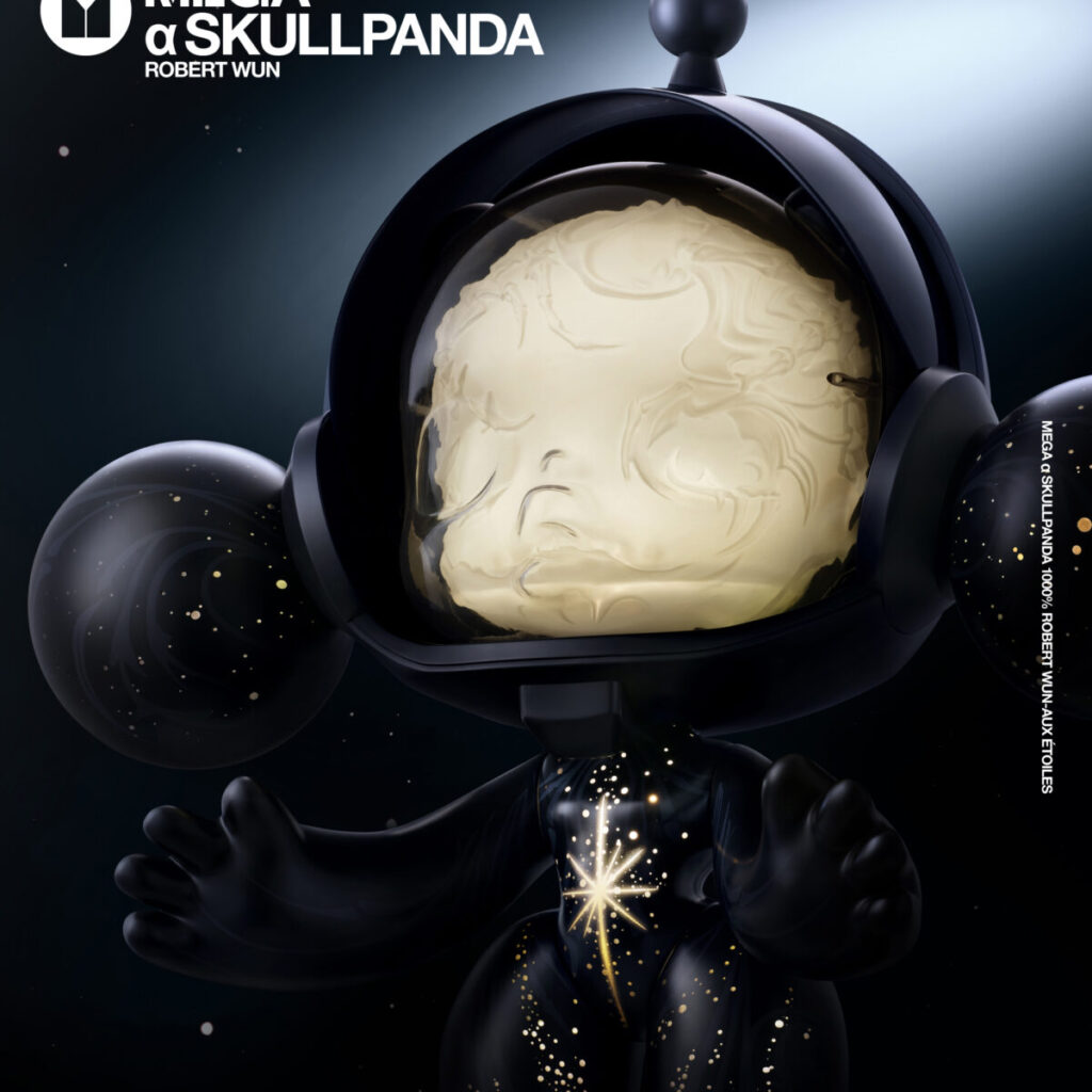 MEGA SKULLPANDA 1000% Robert Wun Aux étoiles
